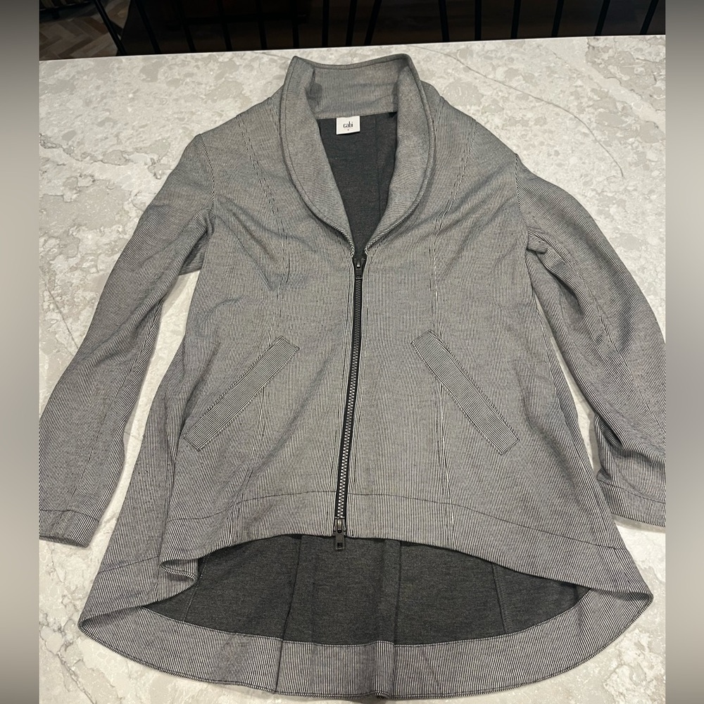 Cabi grey zip up jacket